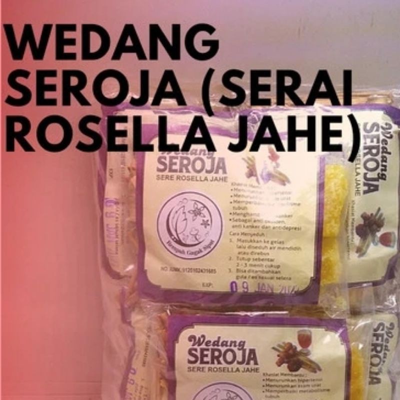 

MINUMAN TRADISIONAL WEDANG SEROJA WEDANG REMPAH WEDANG HERBA 1pack isi 10pcs