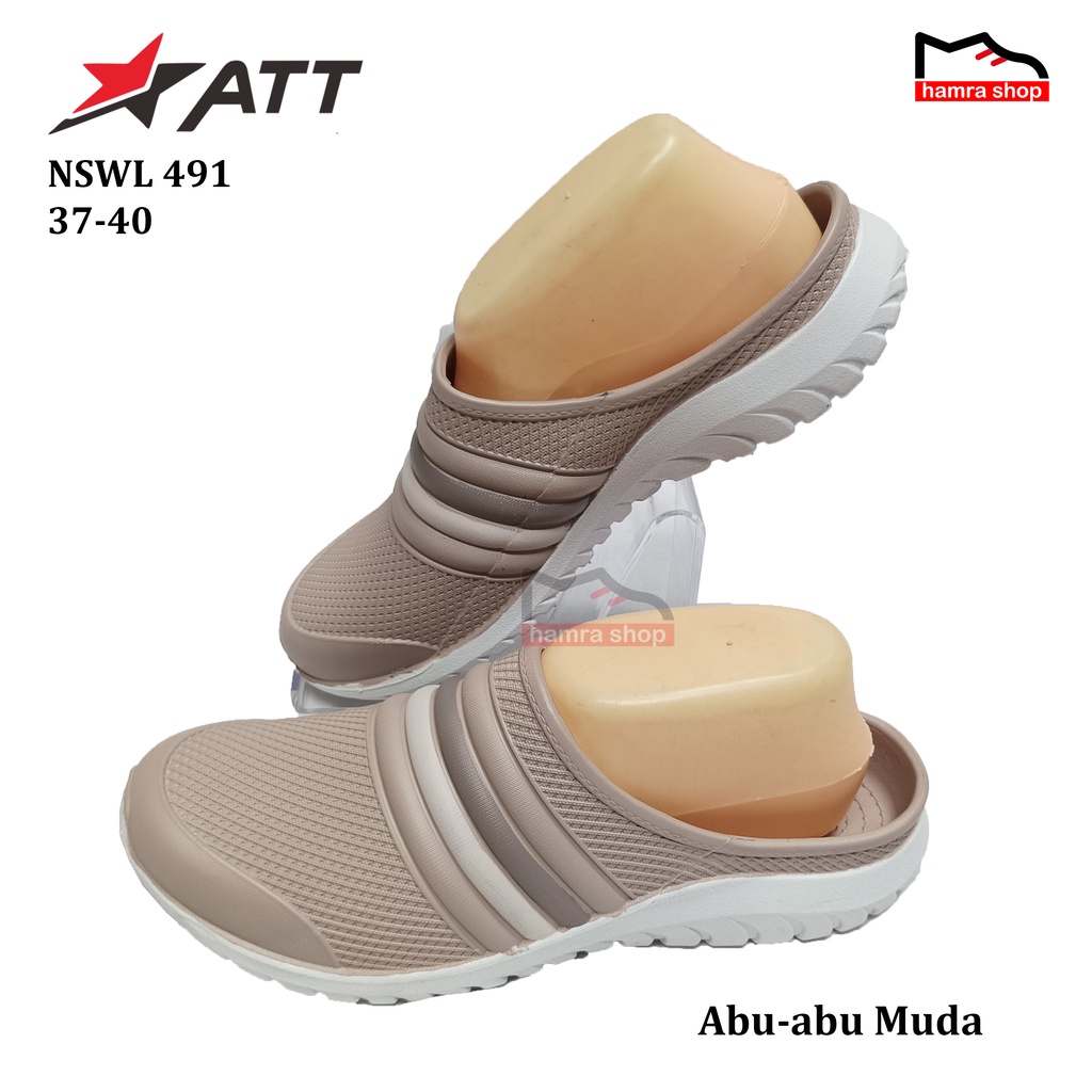 ATT NSWL 491 Sepatu Sandal Slop Wanita dan Remaja Cewek 37-40