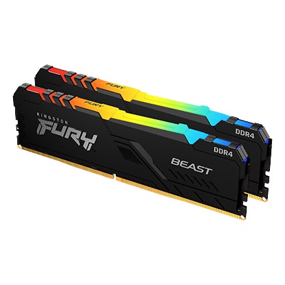 Memory Kingston Fury Beast RGB 16GB Kit 2666Mhz Longdimm