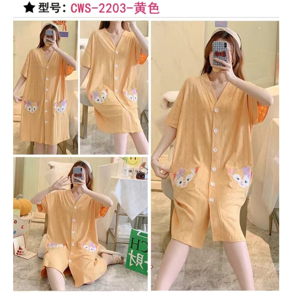 Baju tidur piyama daster bahan prisket tebal