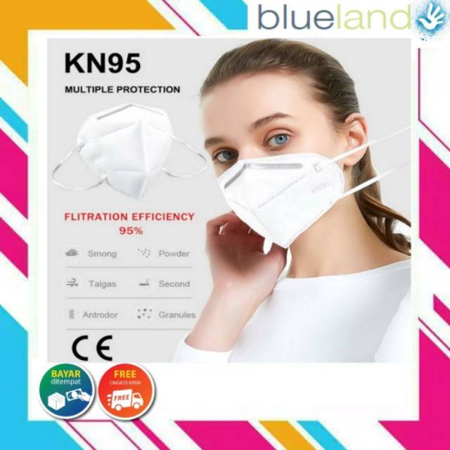 Masker kn95 masker Medis Respirator mask anti polusi virus gb2626-2006