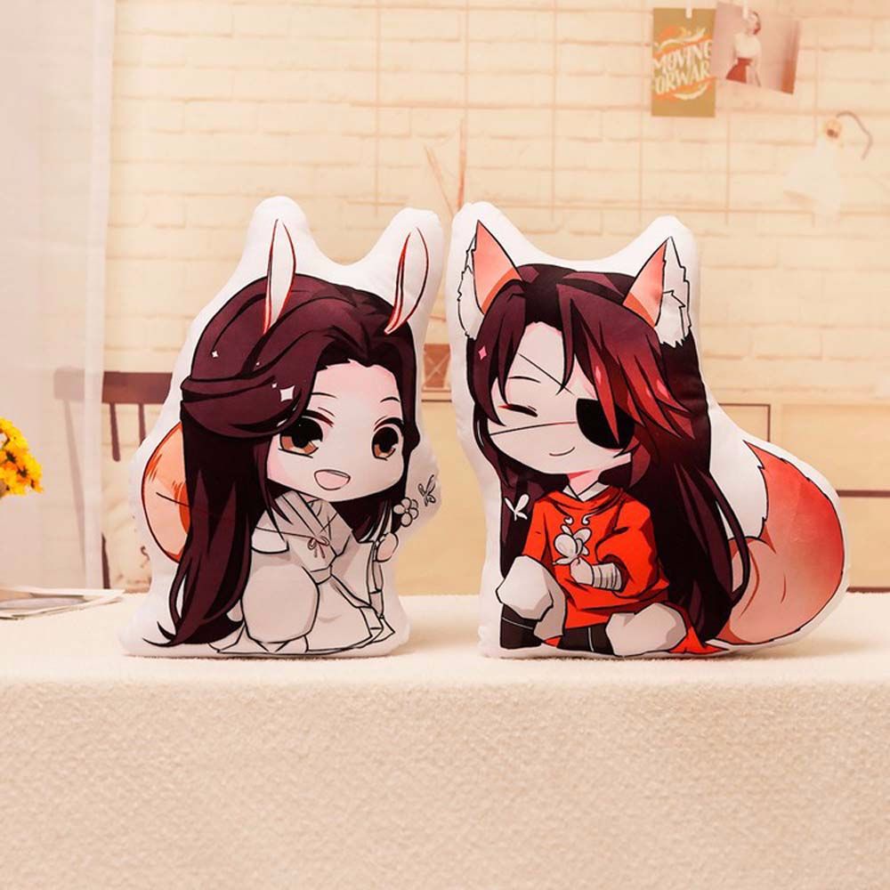 Needway  45cm Heaven Official's Blessing Anime Plush Toys Tian Guan Ci Fu Xie Lian Anime Dolls Cartoon Stuffed Pillow Hua Cheng Soft Toy Stuffed Toys