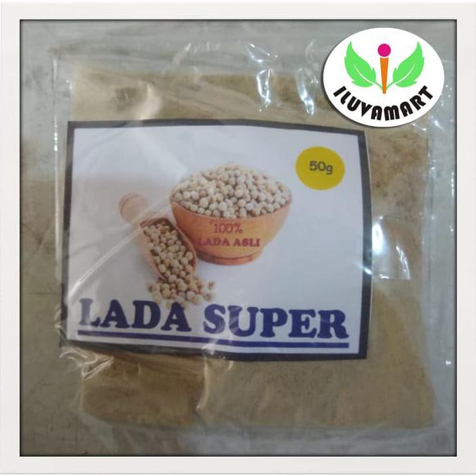 

BERKUALITAS! Lada Putih Super Bubuk 50 gr 100% asli / Merica powder / Sahang Giling