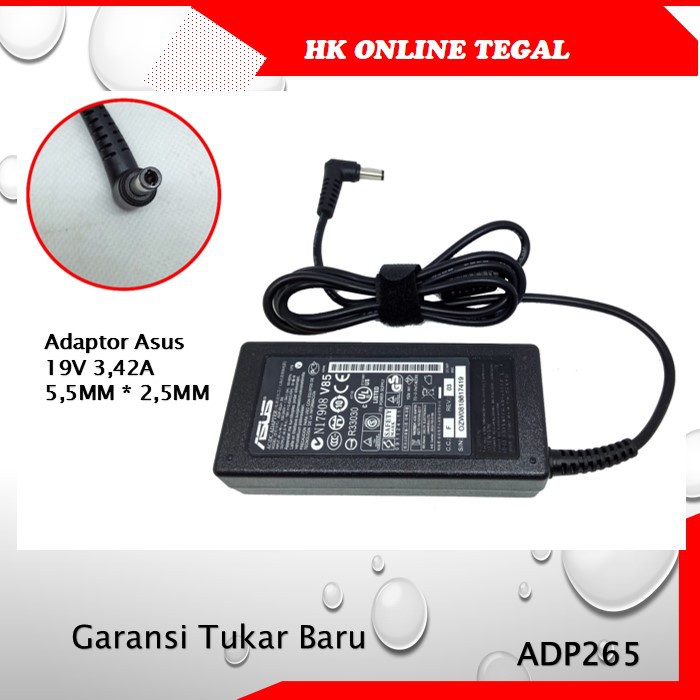 Charger Laptop Asus A450, A450C, A455, A455L, A455LA, A455LD ORI