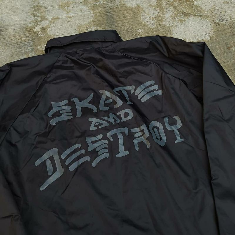 coach jacket thrasher / winbreaker thrasher second /jaket parasut thrasher second original