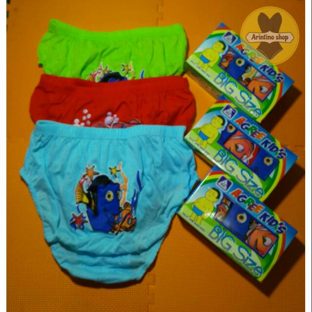 {1pcs} Cd Anak Cowok Agree Kids AK B002 BIG SIZE | Celana Dalam Anak Cowok Gemuk |tx