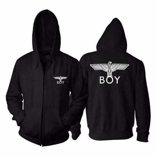 Jaket Hoodie Boy London Hoodie Zipper Dengan Ritsleting Casual Unisex Hoodie Bahan Katun New Cotton 