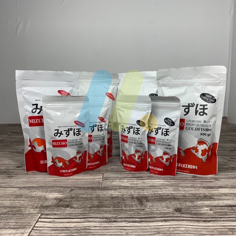 kjg pelet ikan mas koki mizuho goldfish 300gr pelet koki