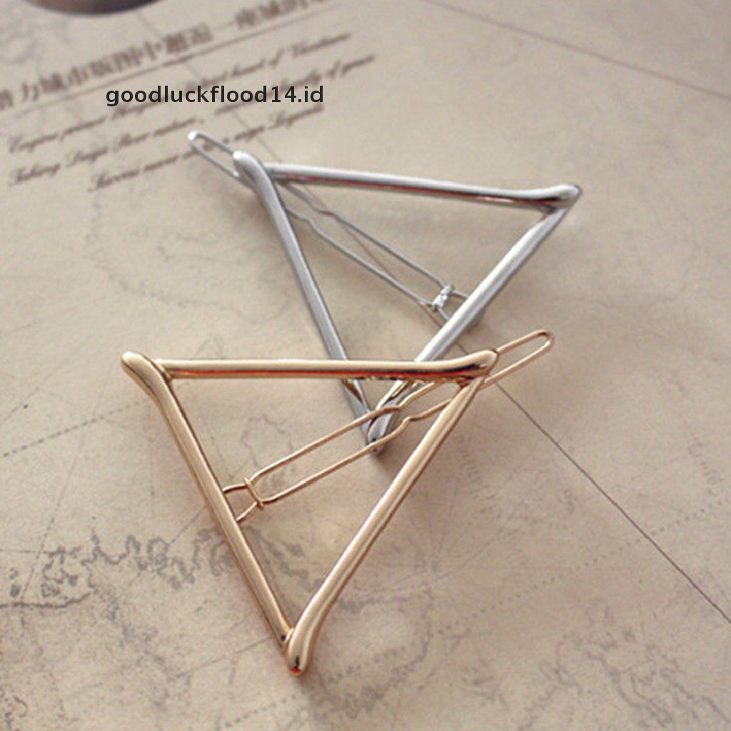 [OOID] New Women Korean Style Triangle Hairpin Hair Clip Hair Accessories Bobby Pins ID