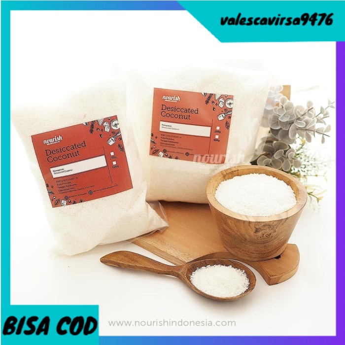 

⭐BISA COD⭐ Desiccated Coconut 500 g (Kelapa Kering)