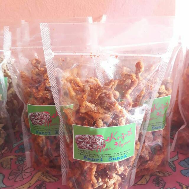 

Kripik usus ayam pedas