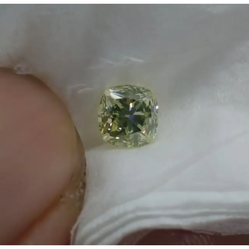berlian banjar faint yellow natural diamond cincin permata mulia pria wanita batu berlian asli