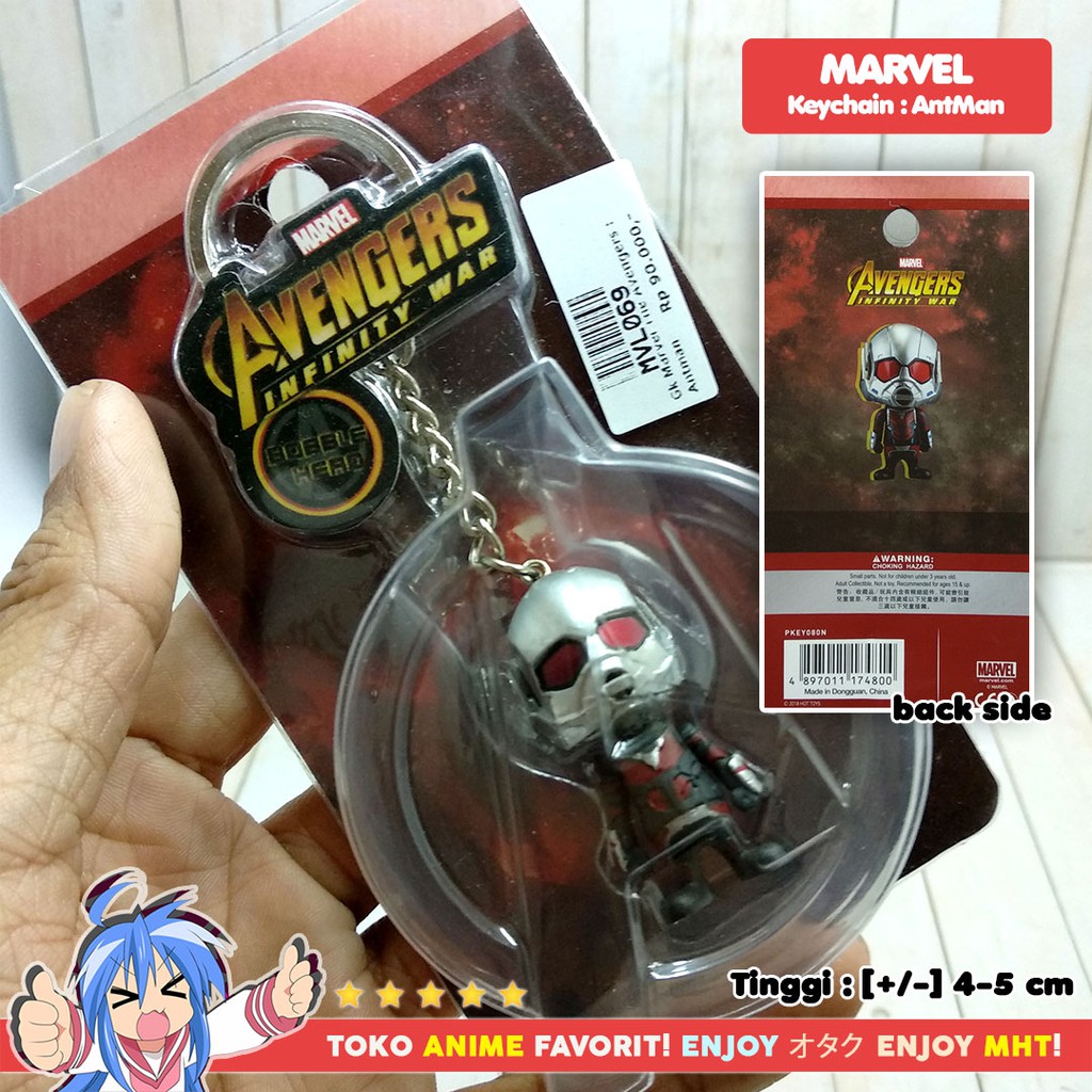 Gantungan Kunci Figure Marvel Avengers Ant Man Keychain