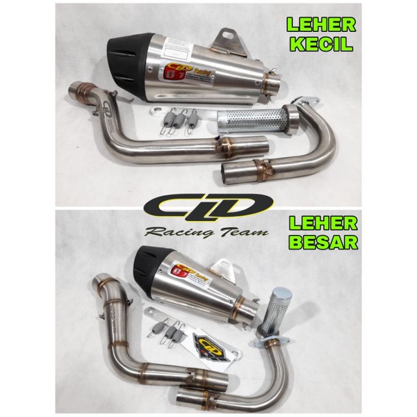 Knalpot Original CLD Type C7 Pipa Kecil Pipa Besar Beat Karbu Beat Fi Scoopy Vario 110