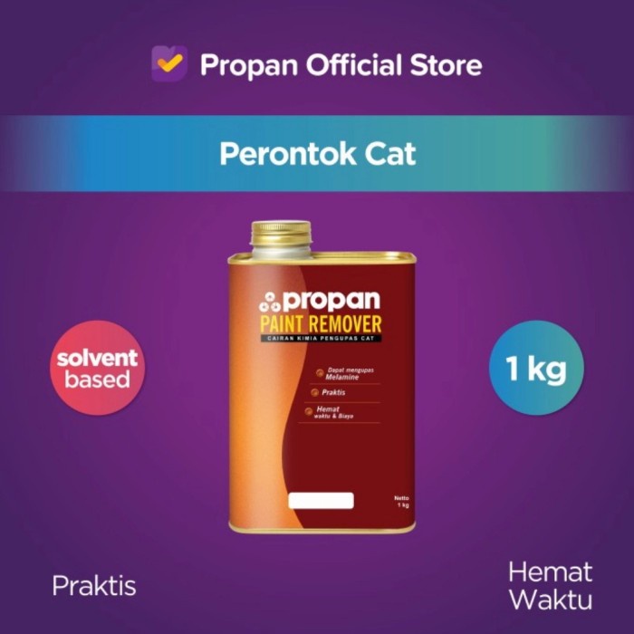 

Penghapus Perontok Cat Melamine Pu Epoxy Propan Paint Remover 1Kg