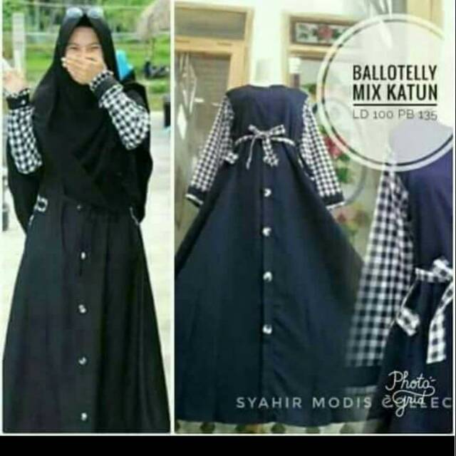 Gamis Santri Ballotolly Cocok Untuk Abg Shopee Indonesia