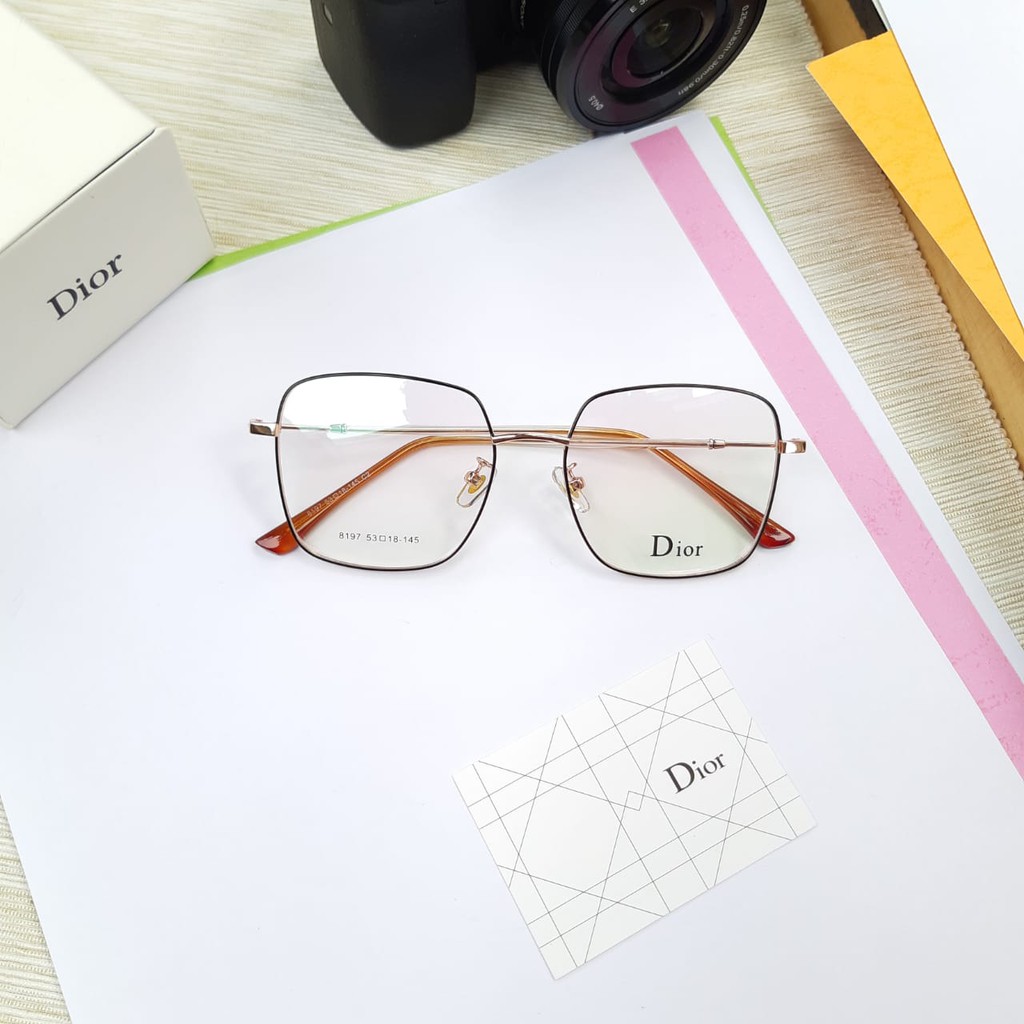 Kacamata Wanita Minus Frame 8197 Free Lensa Blueray Atau Photocromic