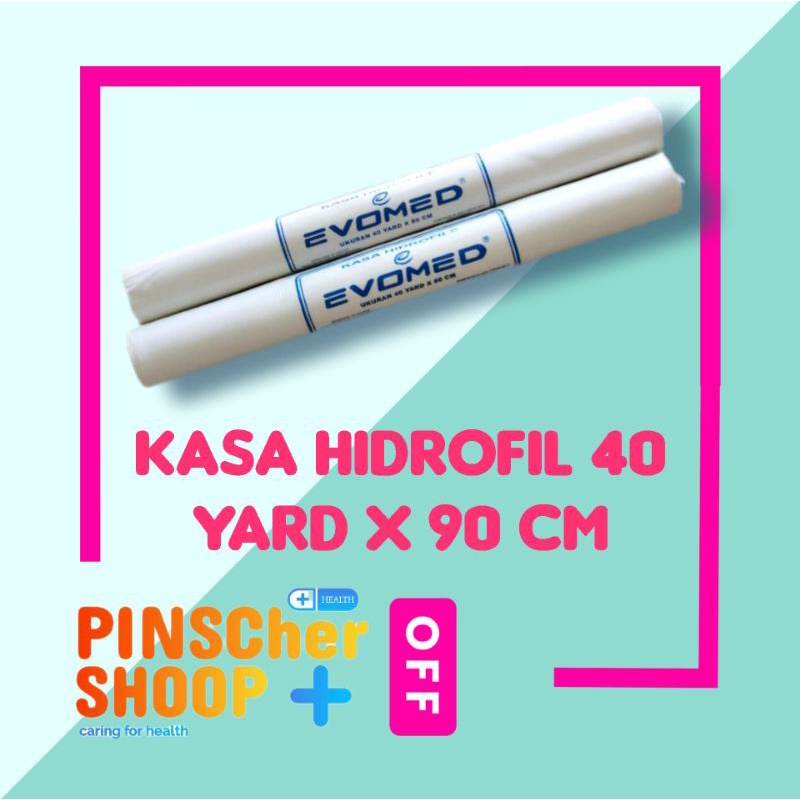 Kasa Hidrofil Roll 40 Yard x 80 cm Evomed Per Roll