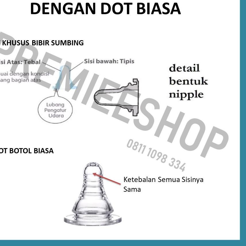 10.10 Terlaris NIPPLE / DOT KHUSUS UNTUK BAYI BIBIR SUMBING ATAU LANGIT 2 TERBELAH