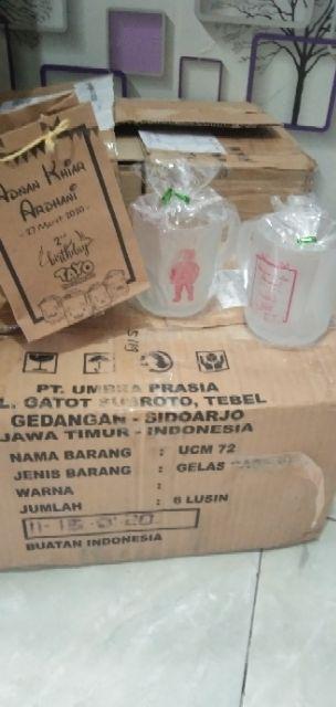 Souvernir Gelas Gagang Isi 50