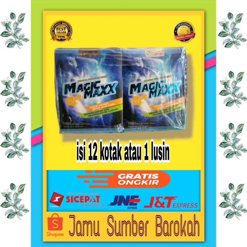 Tisu Tissue magic Maxx isi 1 lusin atau 12 kotak
