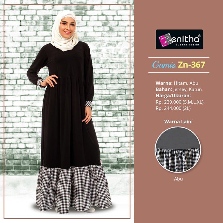 Gamis Zenitha Zn 367 Shopee Indonesia