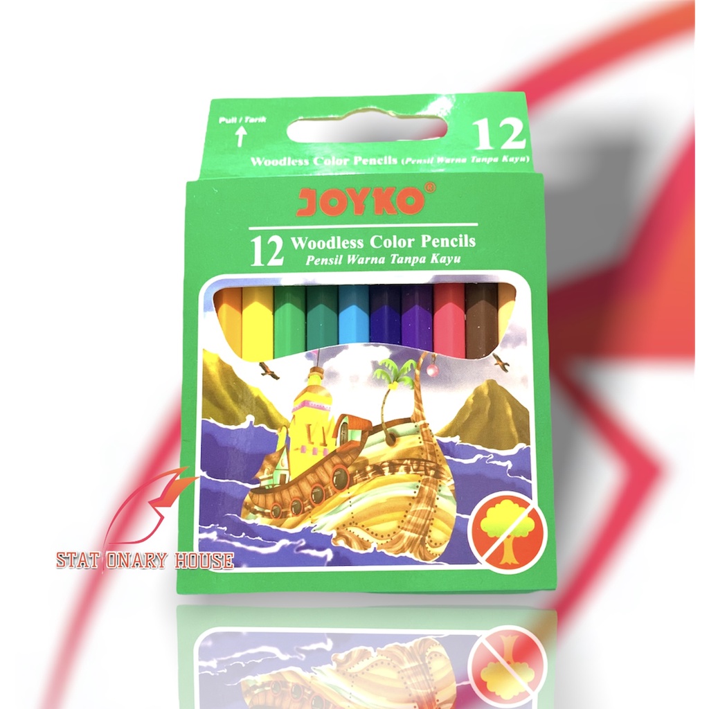 

Pensil warna JOYKO mini isi 12