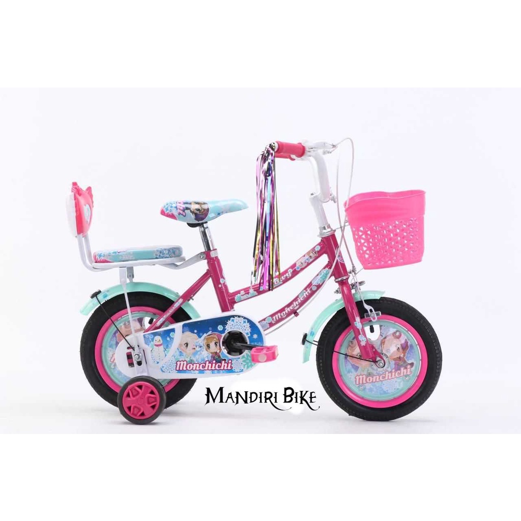 Sepeda Anak Perempuan 16 inch mini MONCHICHI Sepeda Anak Perempuan Murah