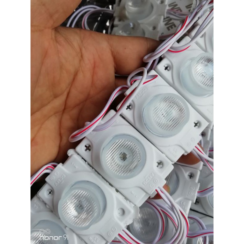 LAMPU LED 1MATA BESAR 24V  3 WARNA RGB 1,5W