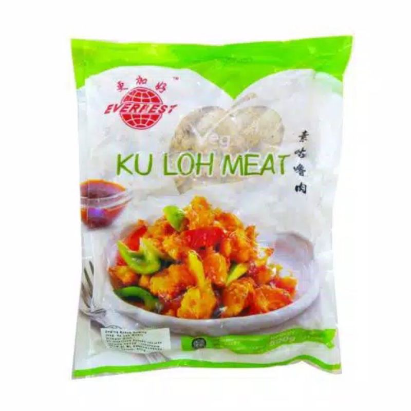

Everbest Ku Loh Meat 500gr Daging Bebek Analog Kuloh Ovo Vegetarian