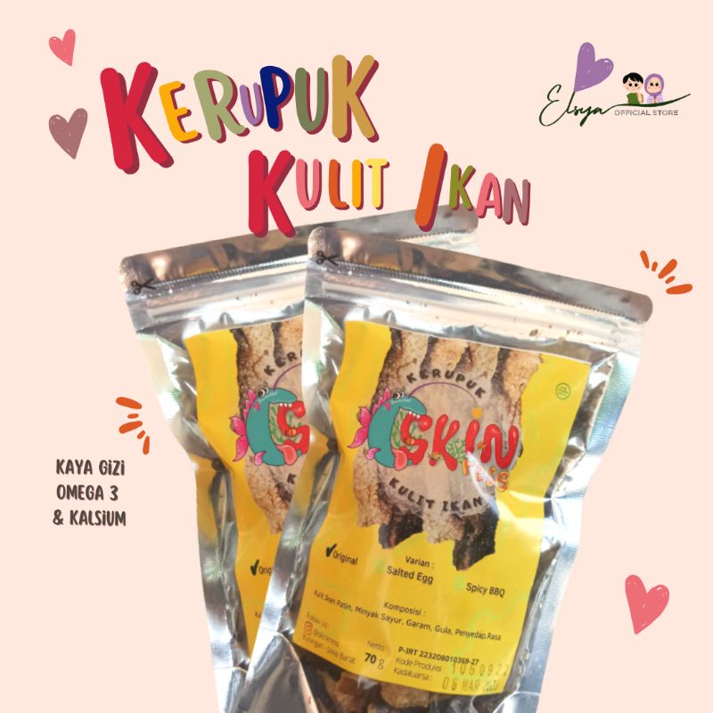 

kerupuk kulit ikan | skin fish crackers 70g