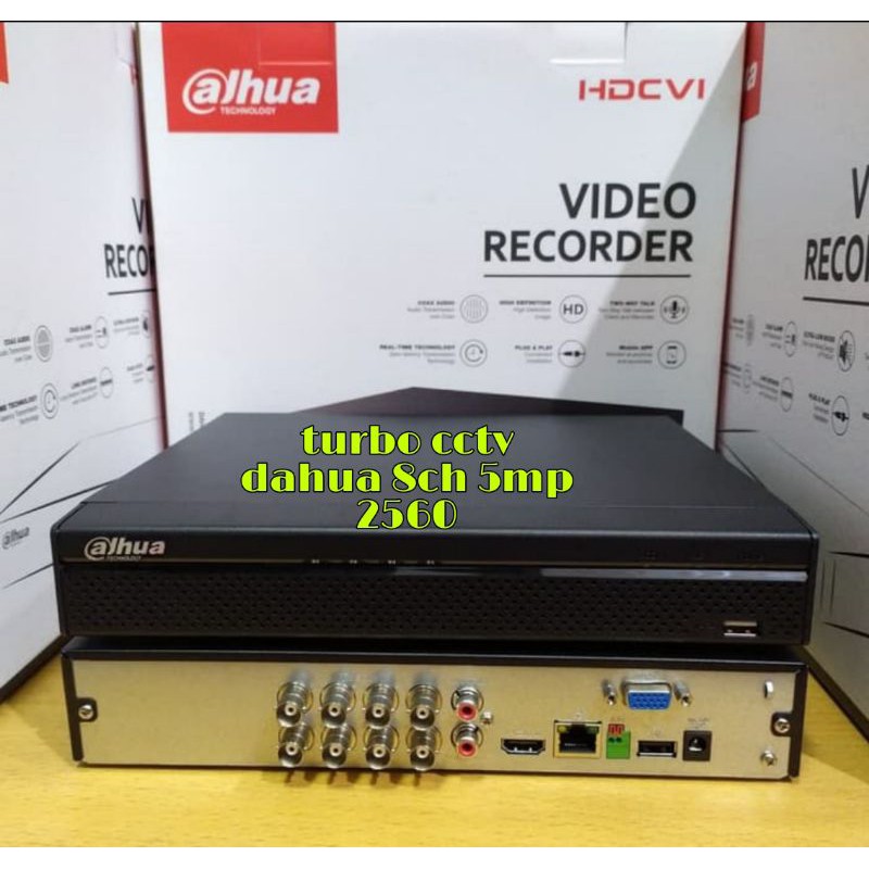 DVR DAHUA 8 CH XVR5108HS-X 5MP HD - H.265