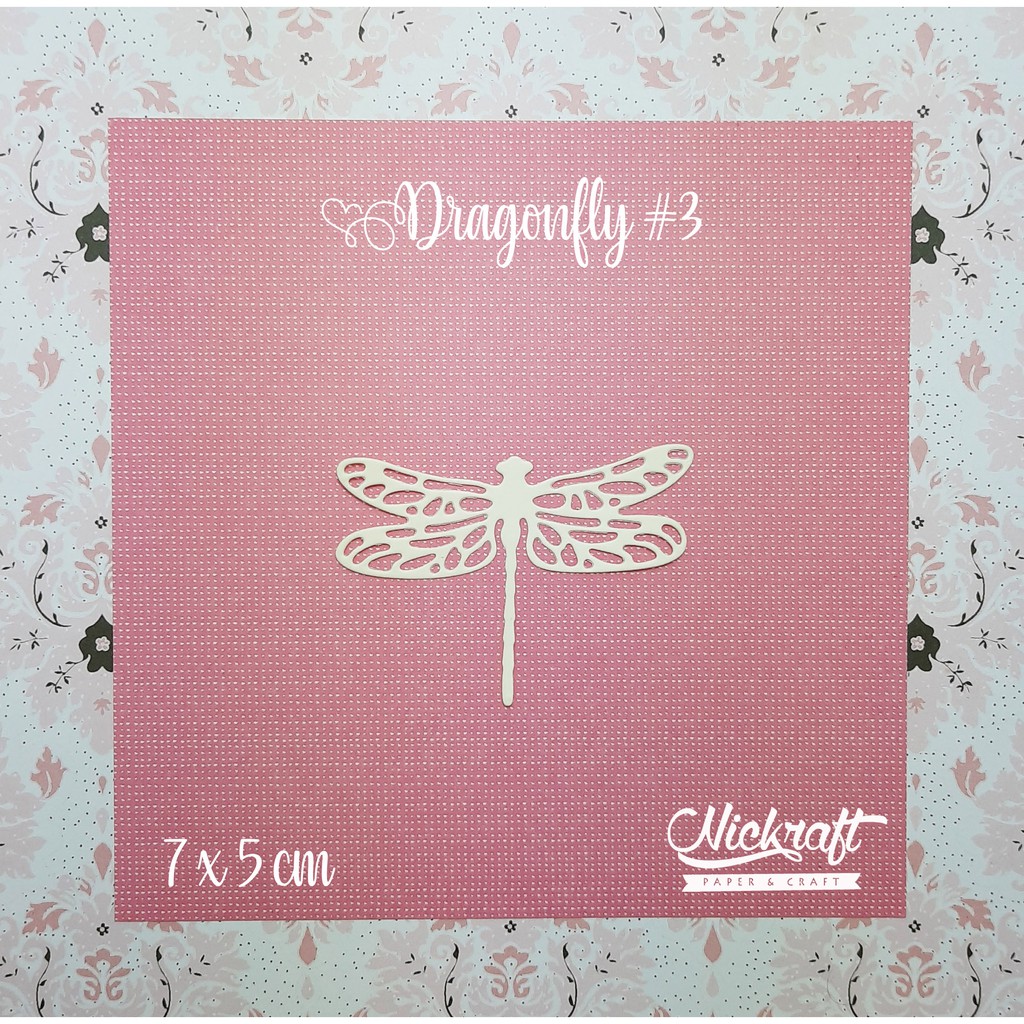 

DRAGONFLY #3 - Bahan Scrapbook Capung Kupu Kertas