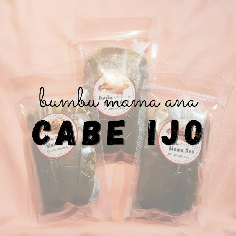 

Bumbu Cabe Ijo