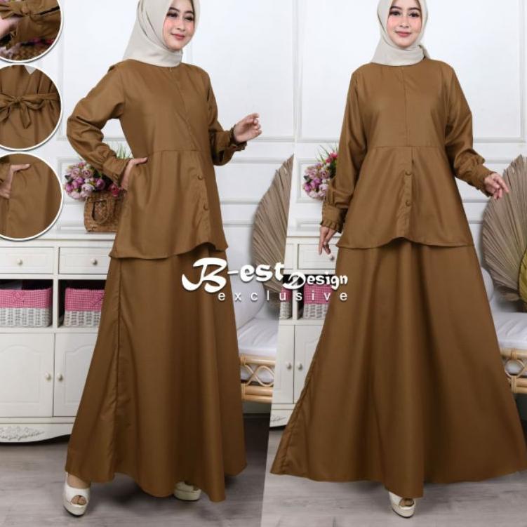 Tren Terbaru GAMIS DINAS KHEKI/KH DINAS MODEL ROK