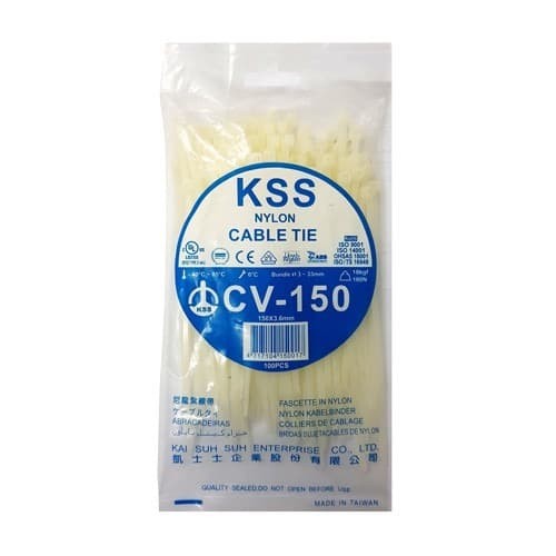 Original KSS CV 150 Kabel Tis 150mm 15 cm x 3.6 mm Cable Tie Ties