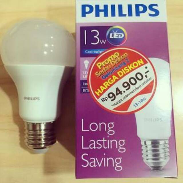 Philips Lampu LED 12w 12watt 12 watt