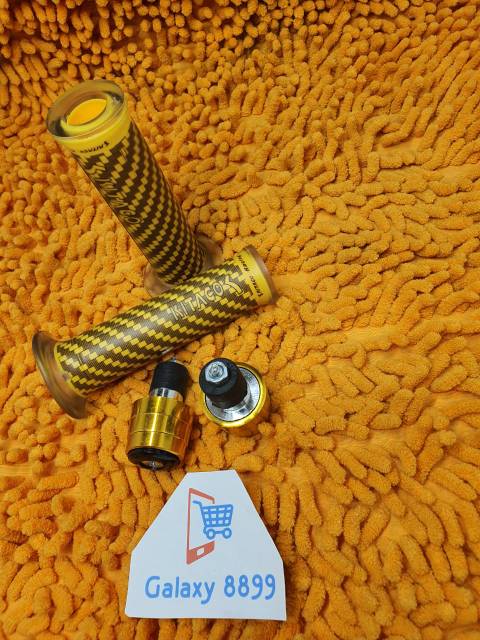 Handgrip karbon kitaco + Jalu Stang gold universal