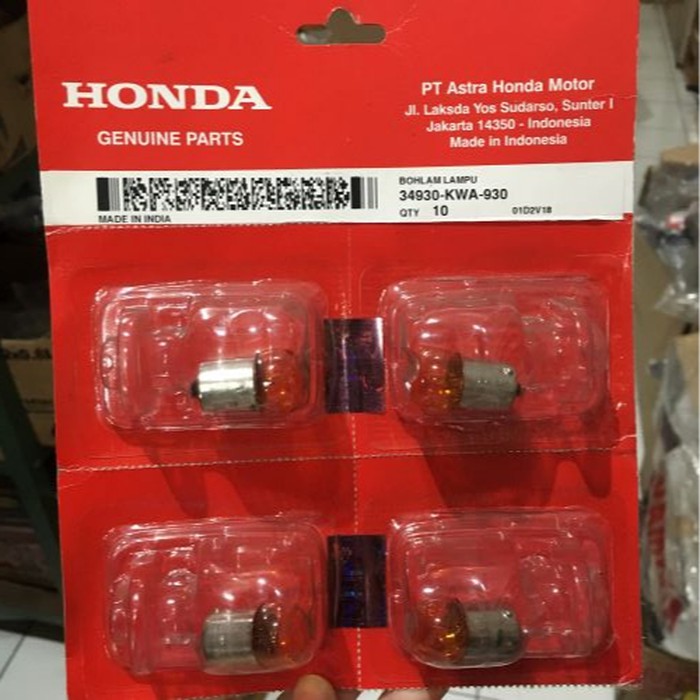 BOHLAM LAMPU SENJA ALL TYPE HONDA Asli Honda 34930KWA930