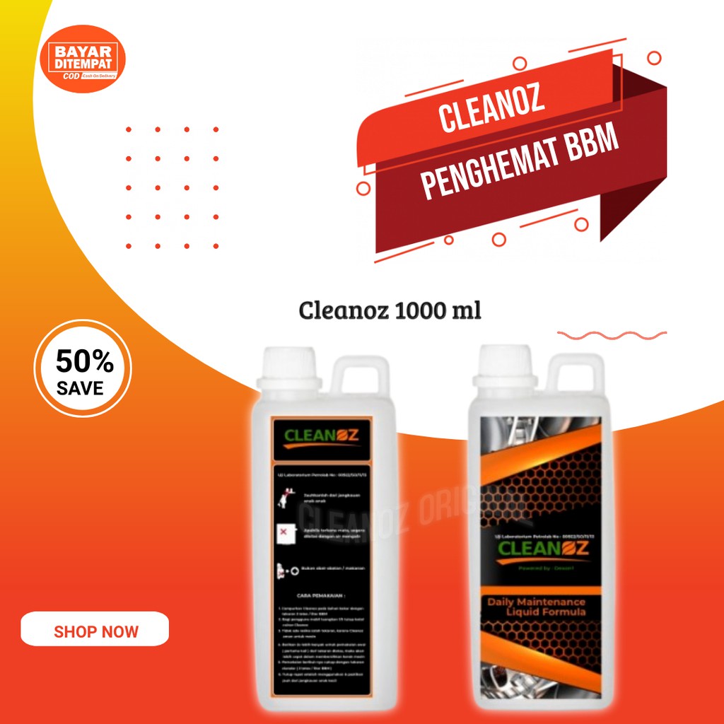 Cleanoz Penghemat BBM  Original Arli Kurnia (1000 ml)
