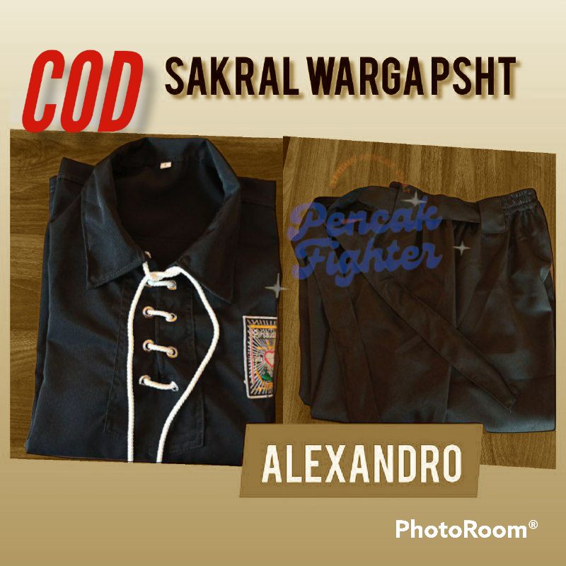 (BISA COD) Sakral warga psht alexandro / atribut psht distro terbaru