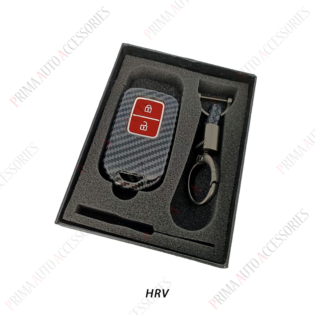 Casing Kunci Remote Mobil Carbon Fiber - HRV