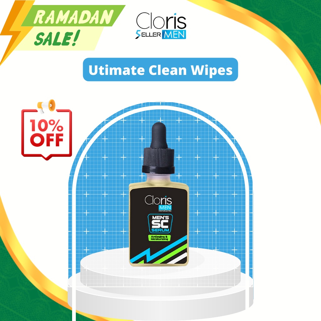 Clorismen SC Serum - Serum Wajah Pria Untuk Memudarkan Bekas Jerawat Yang Bopeng