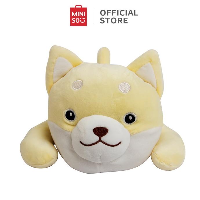 MINISO Mainan Mewah Seri Lying Shiba Bantal Boneka Boneka Mewah Boneka