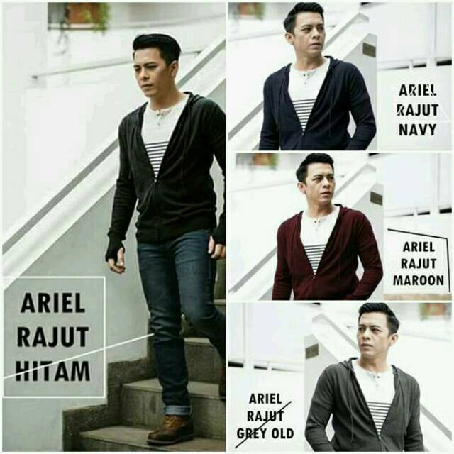 Sweater Rajut Pria Ariel Noah/Sweater Rajut Pria Polos Tebal Original/Sweater Pria Murah Keren