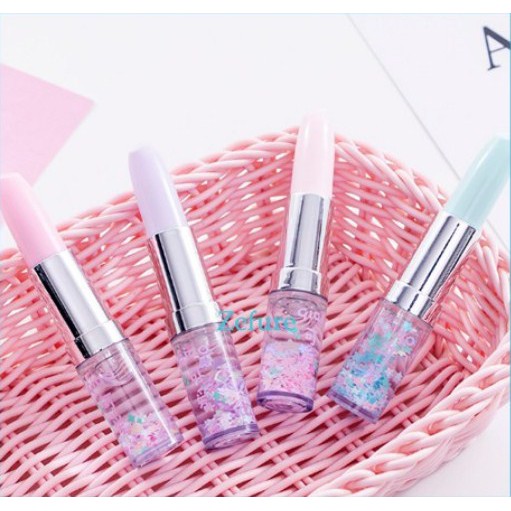 

pulpen lipstik gliter/pulpen gel/pulpen murah/pulpen aesthetic