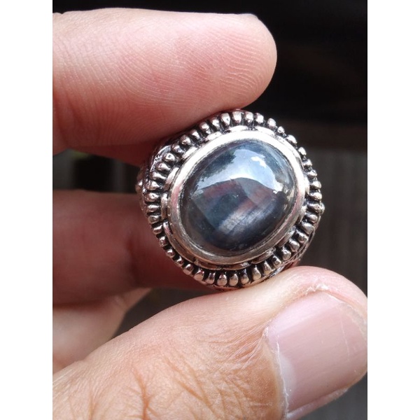 batu blue safir ada kenditnya original birma