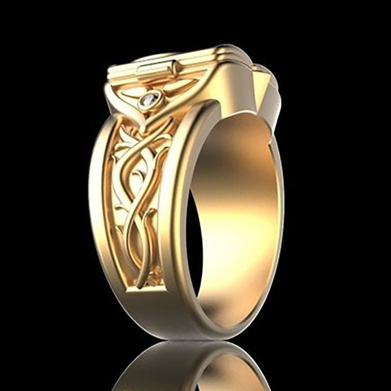 Cincin Emas 18k Desain Keren Untuk Pria