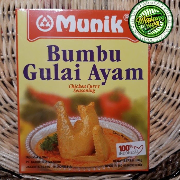 

Munik bumbu gulai ayam 100 gram box