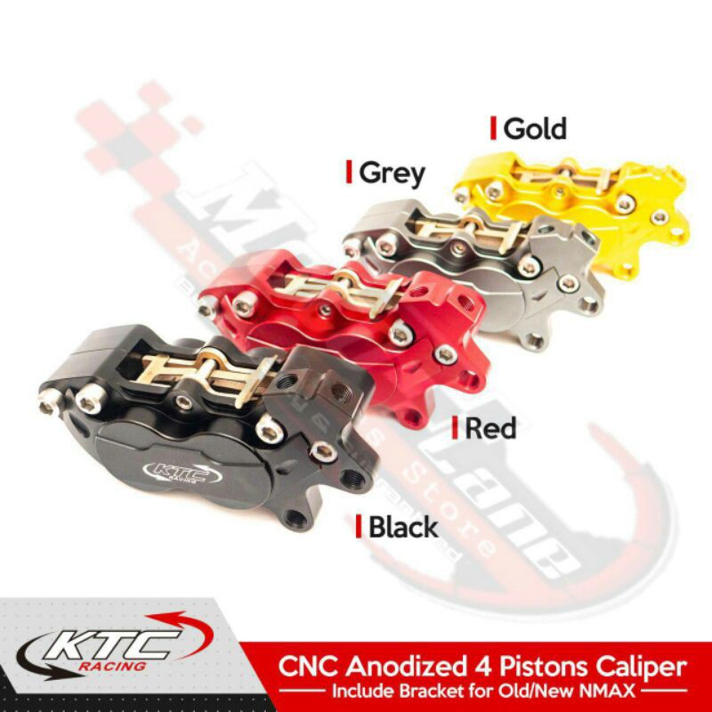 Kaliper Empat Piston KTC Nmax Old - Nmax New 2020